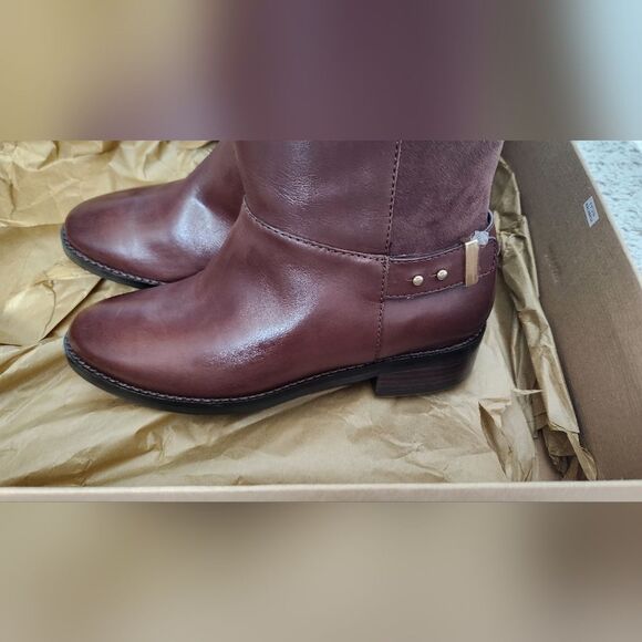 💐Cole Haan Adler Tall Boot Chestnut Size 6.5 - Picture 3 of 9